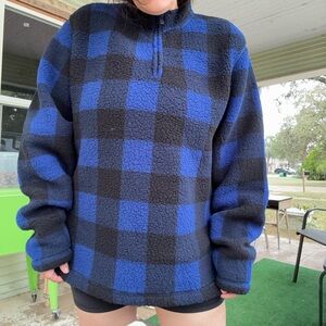 Wrangler women’s fleece pullover Large nwt